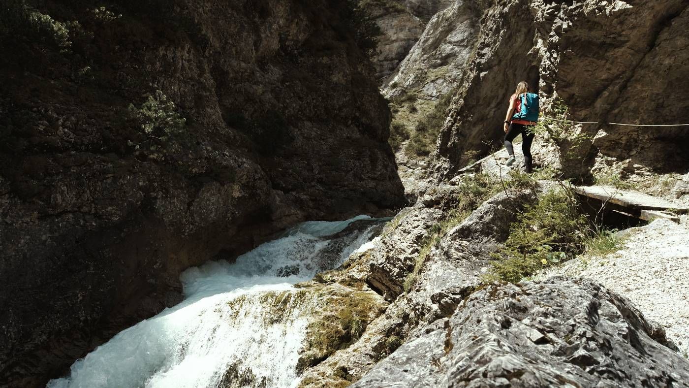 Gleirschklamm Region Seefeld Tirols Hochplateau Scharnitz