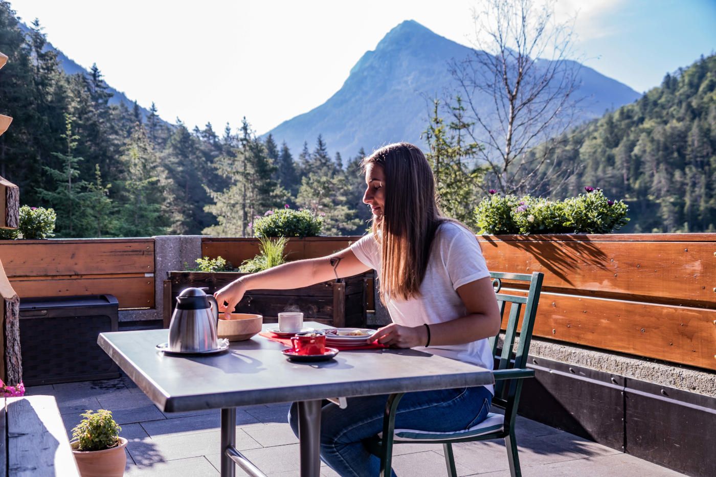 Wellness Breakfast Terrasse