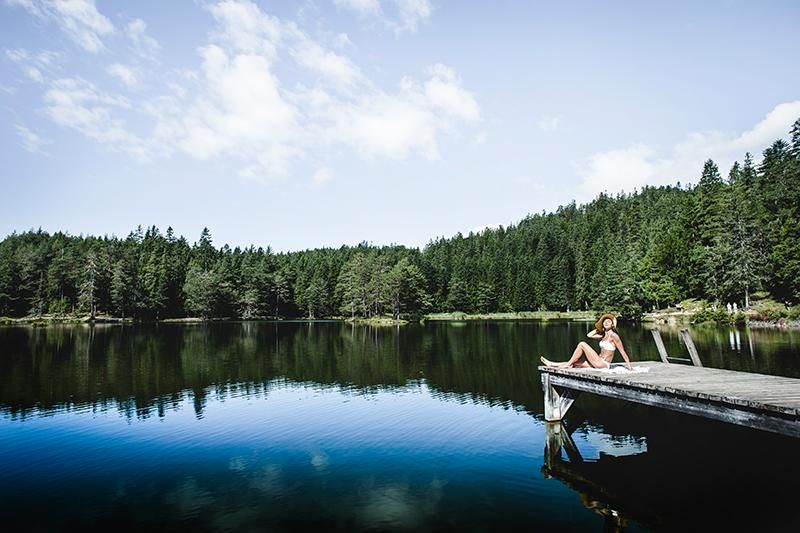 Moeserer See  Region Seefeld Tirols Hochplateau Scharnitz